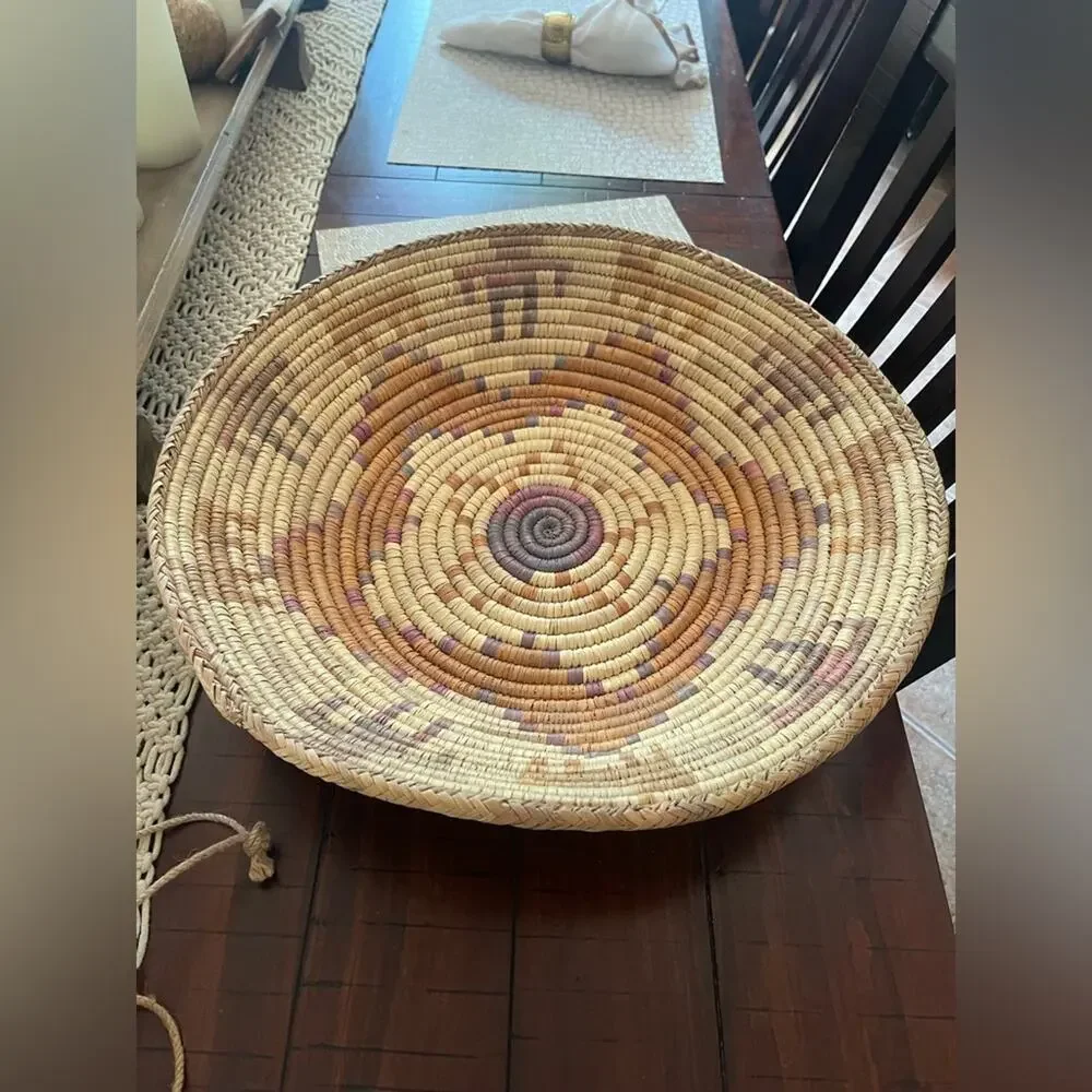 Native  Hand Woven Ceremonial Basket